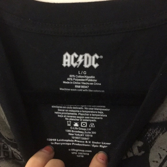 NWOT AC/DC muscle tee - Picture 2 of 3